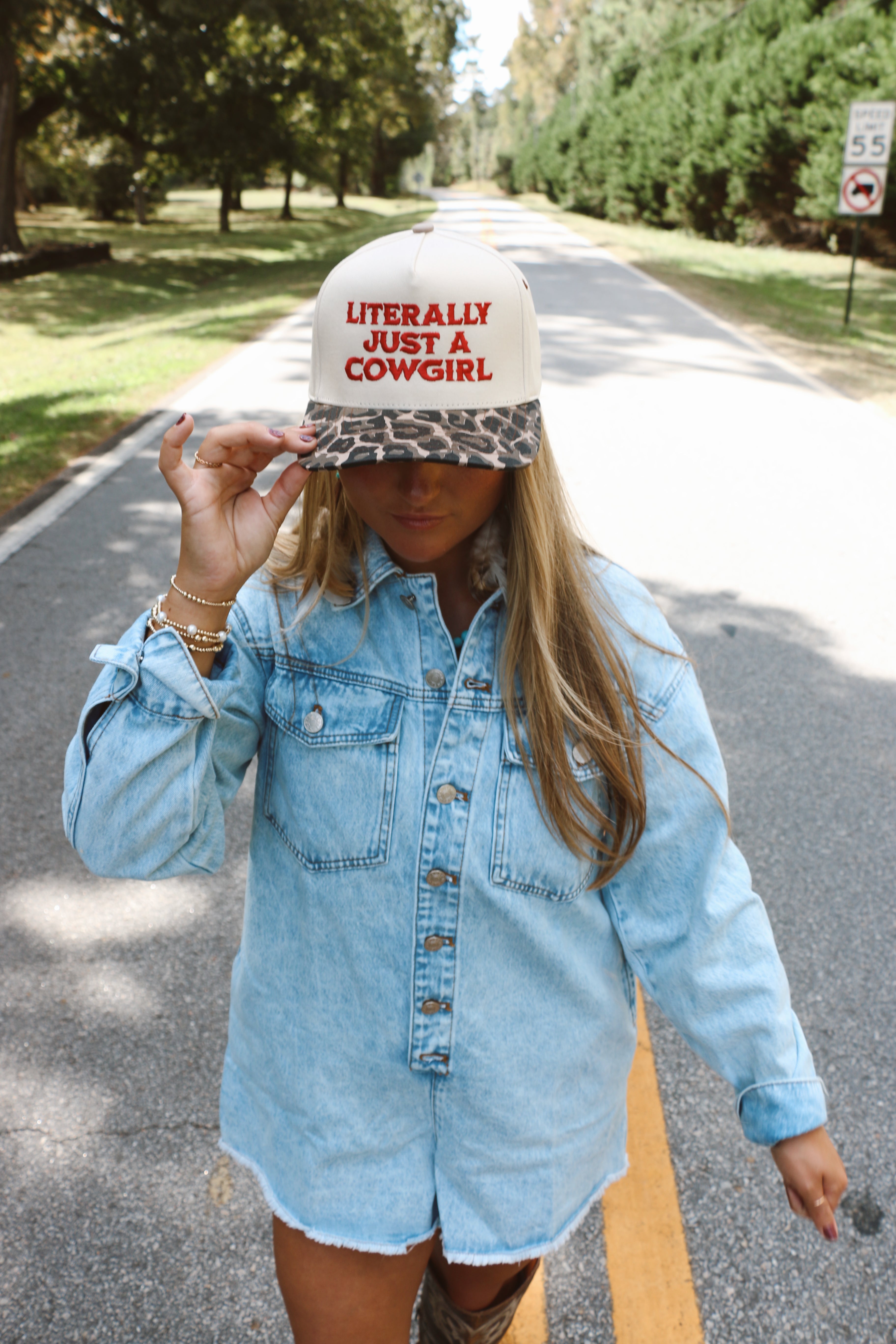 Literally Just A Cowgirl Trucker