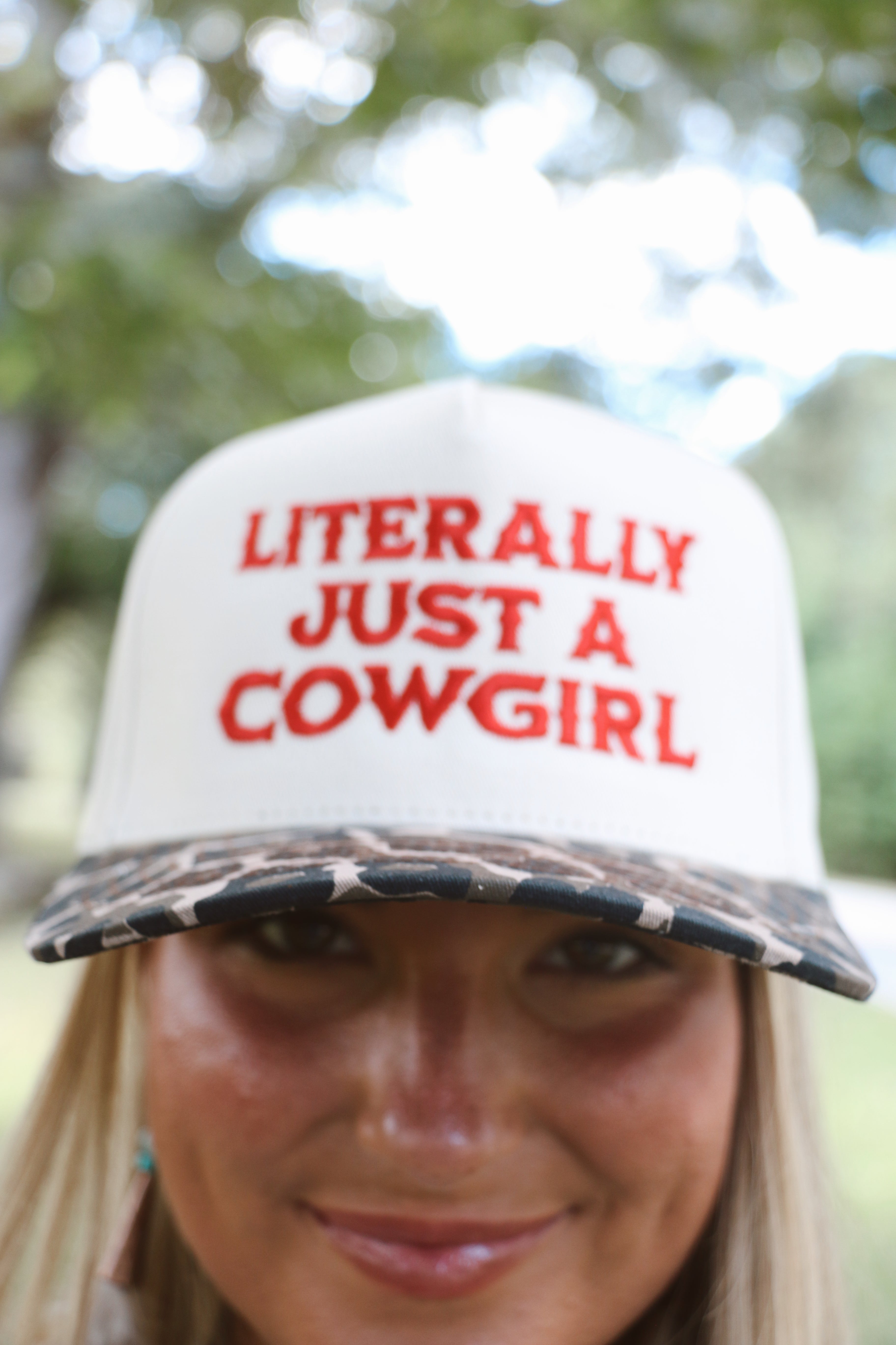 Literally Just A Cowgirl Trucker
