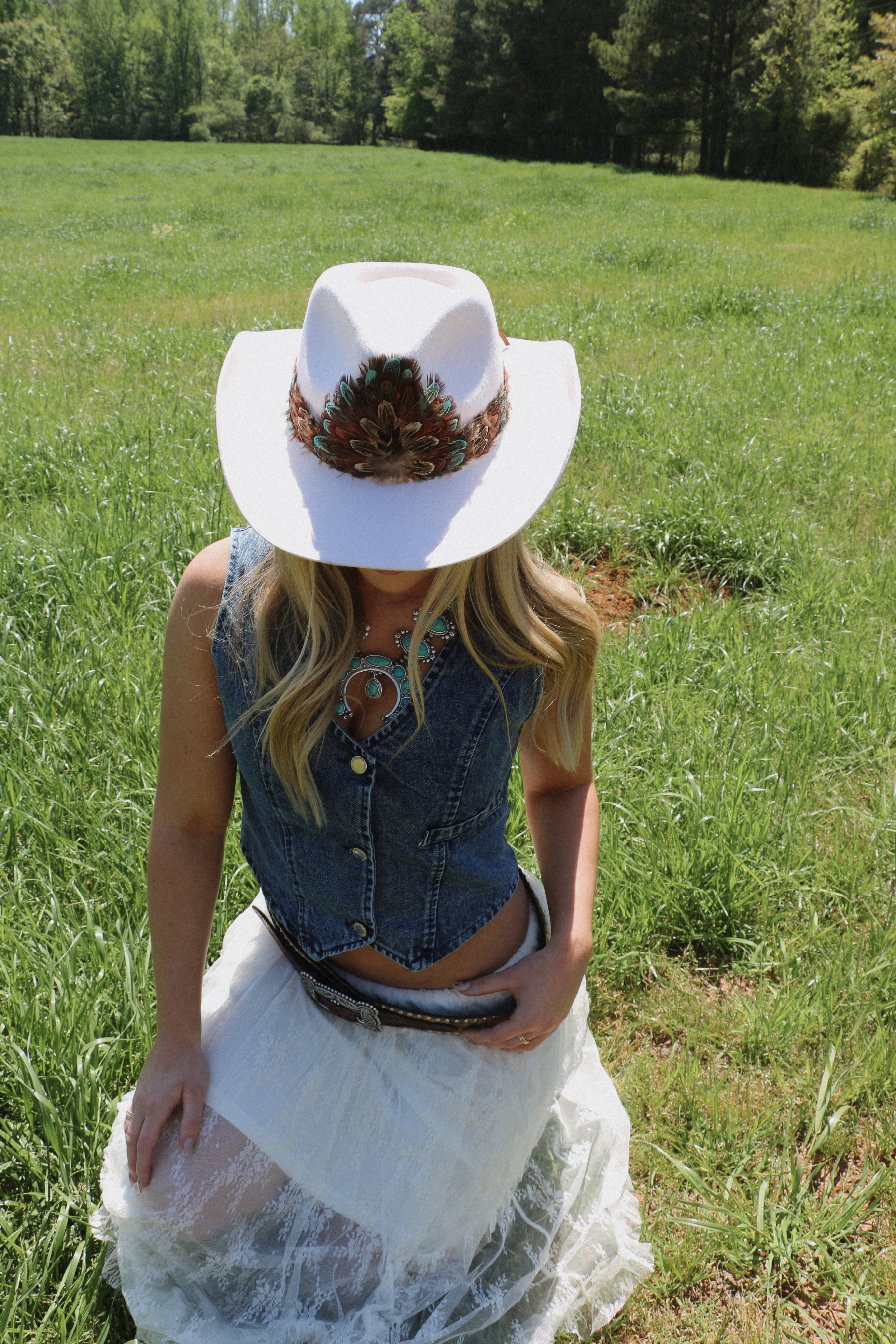 Darling Denim Button Vest