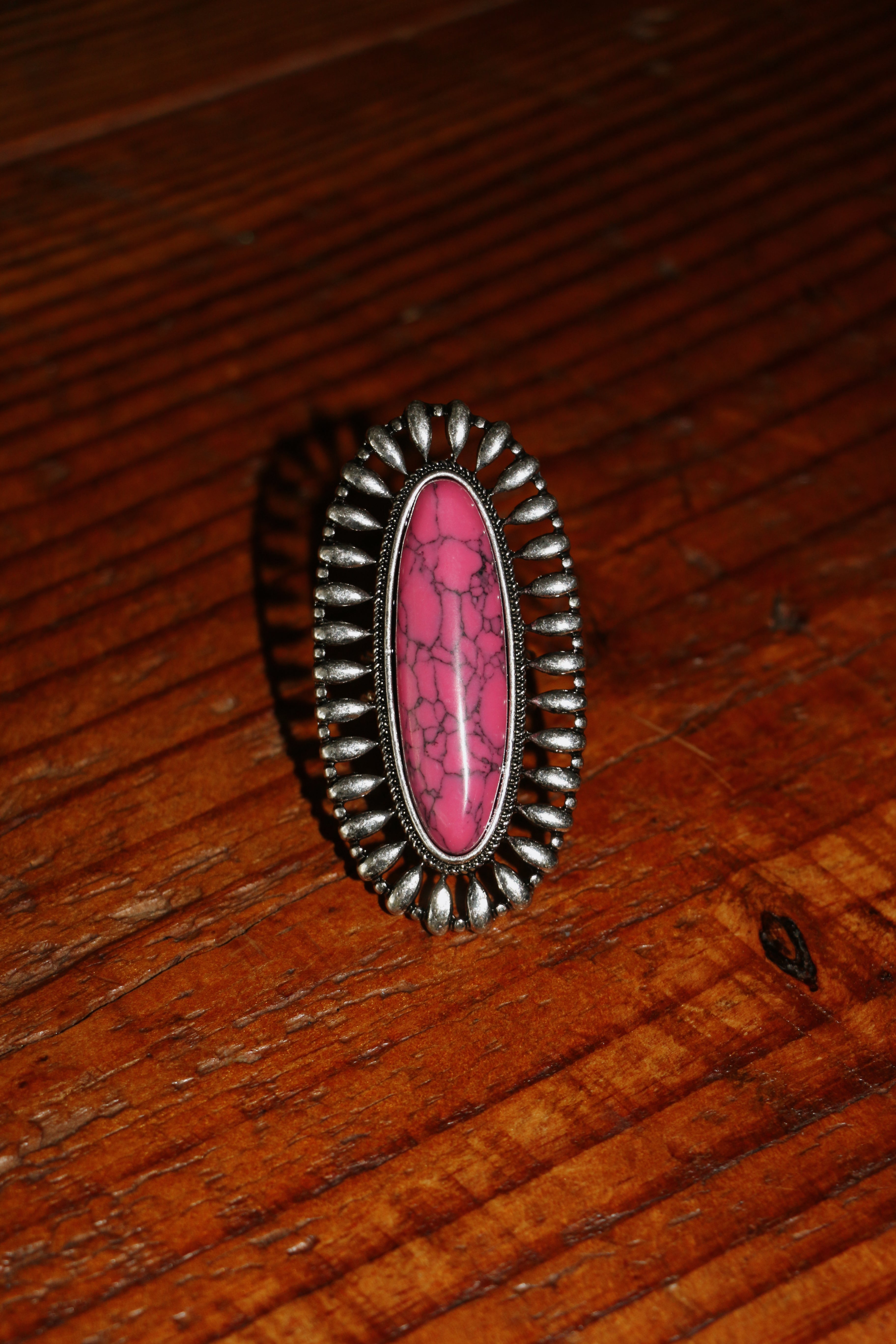 Lone Star Oval ring - Pink