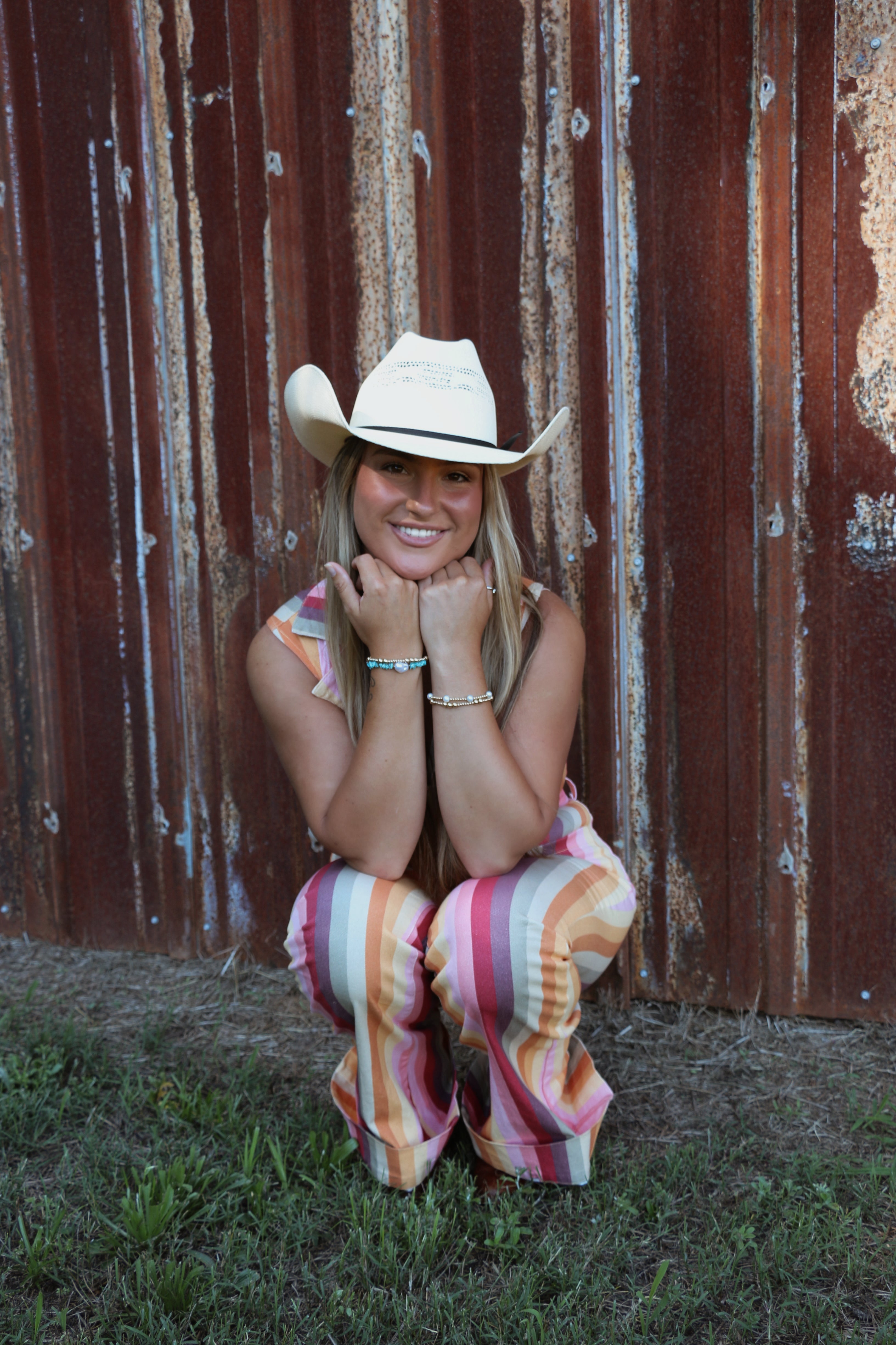 Cotton Candy Cowgirl Jumper