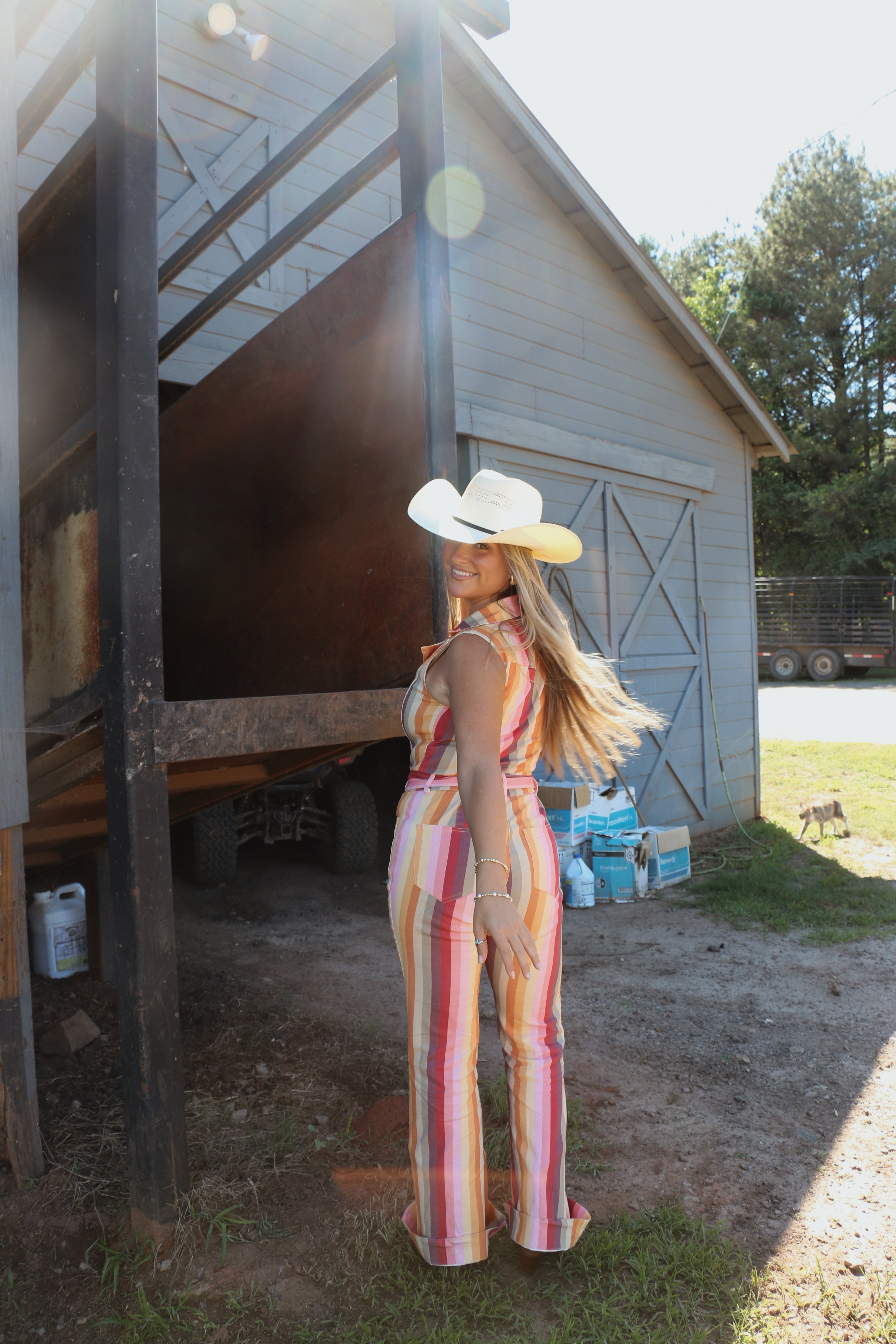 Cotton Candy Cowgirl Jumper