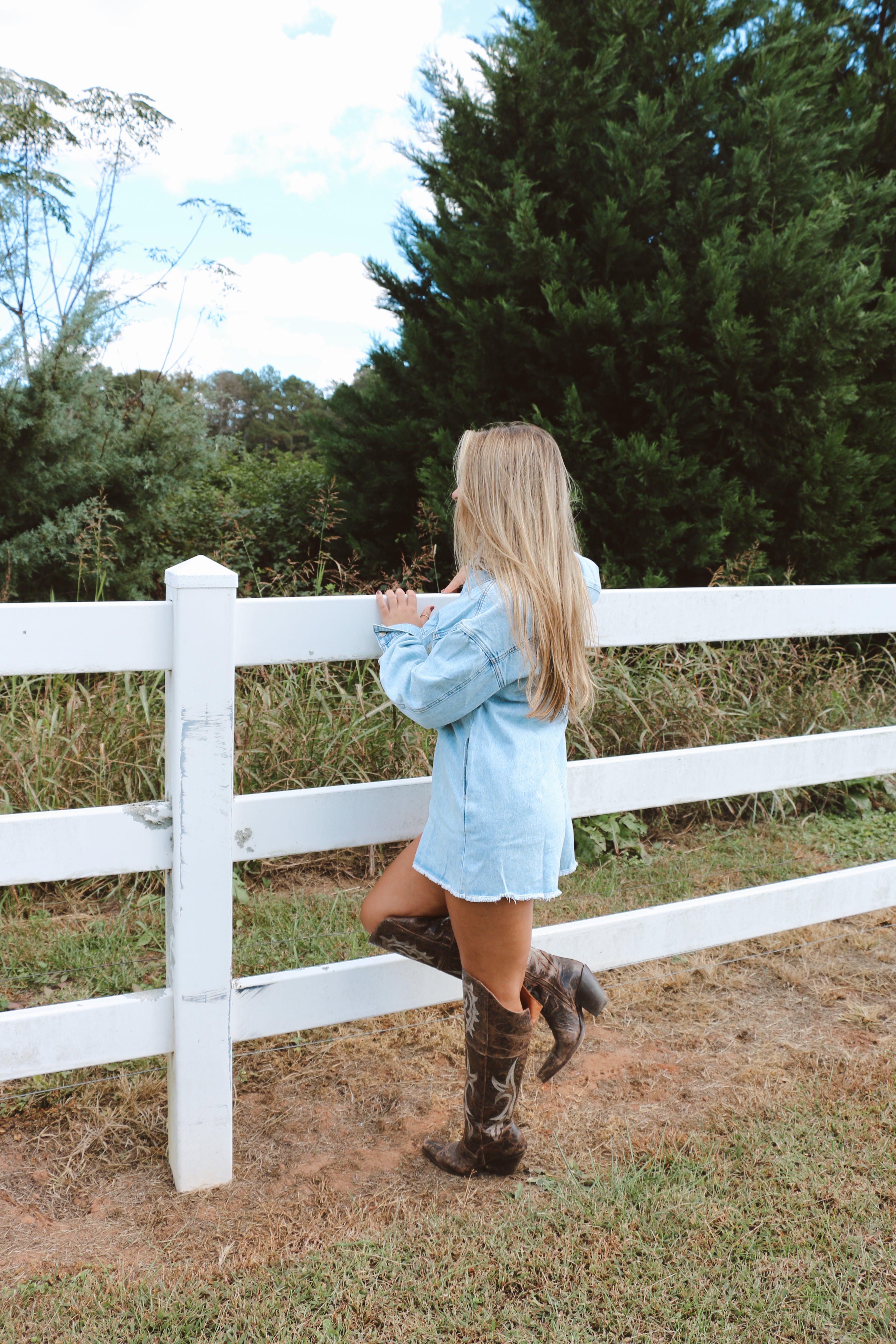 Blue Jean Baby Romper