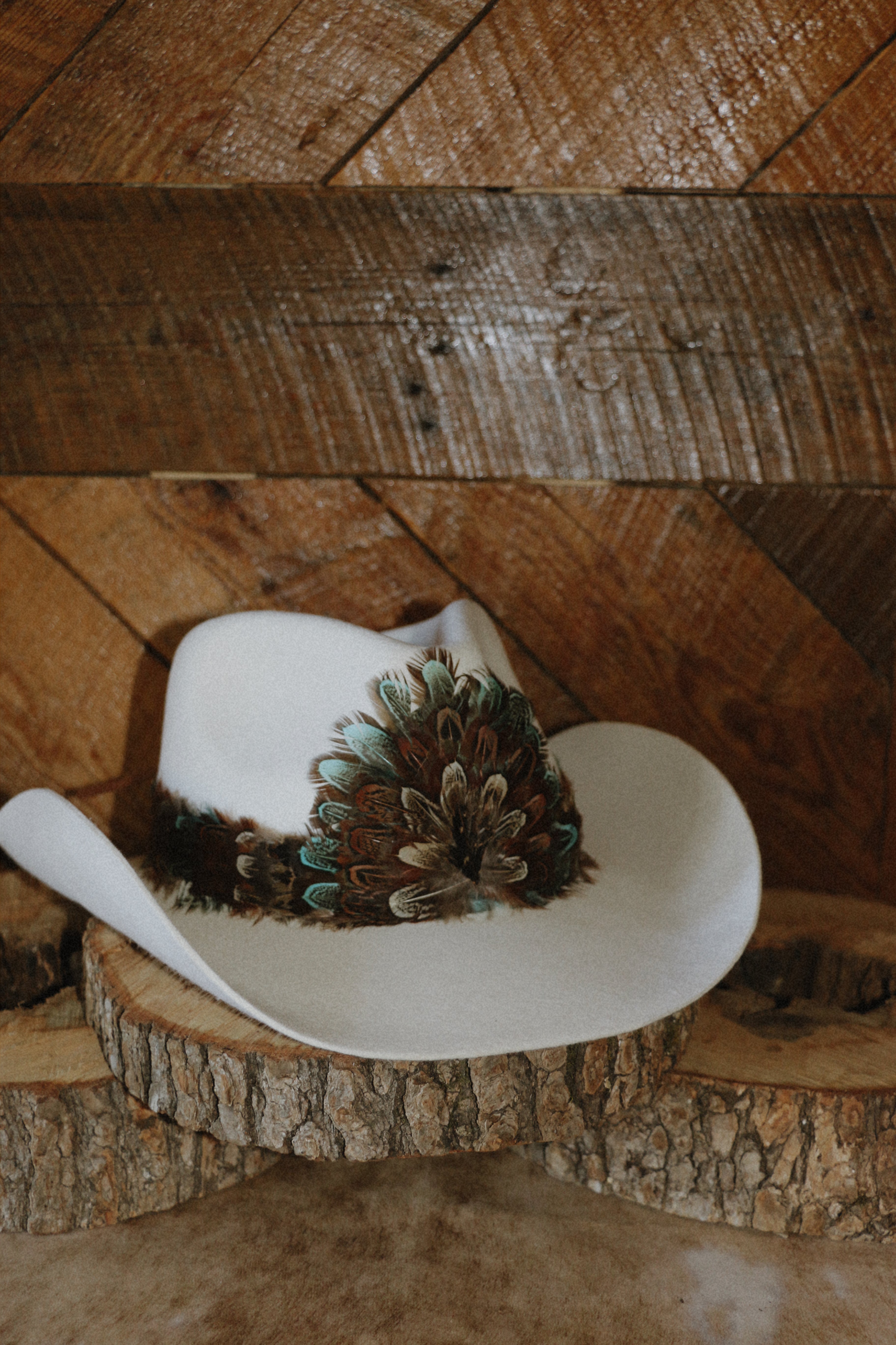 Saddle Sky Feathered Cowgirl Hat