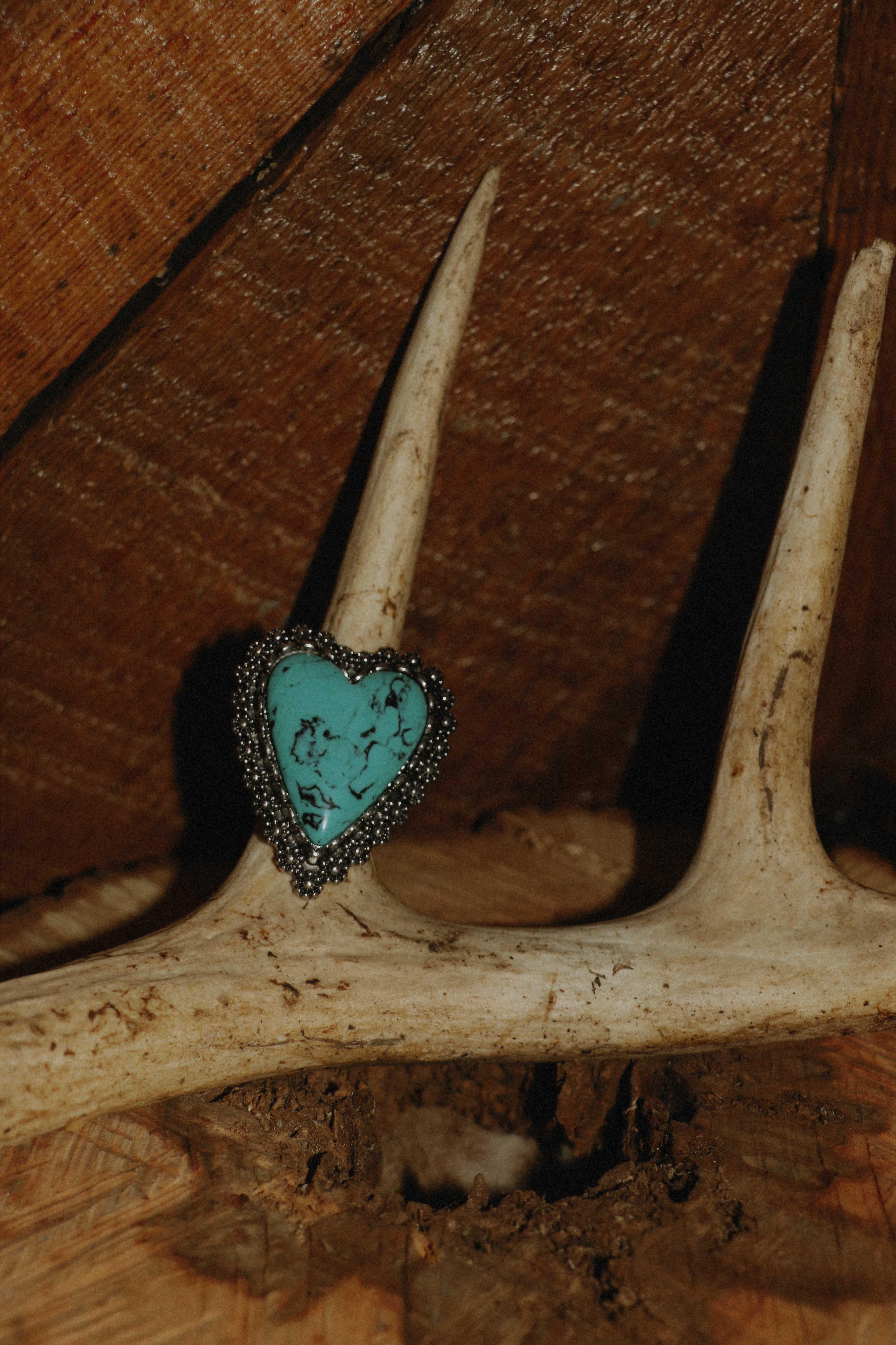 Heart of the West ring - Turquoise
