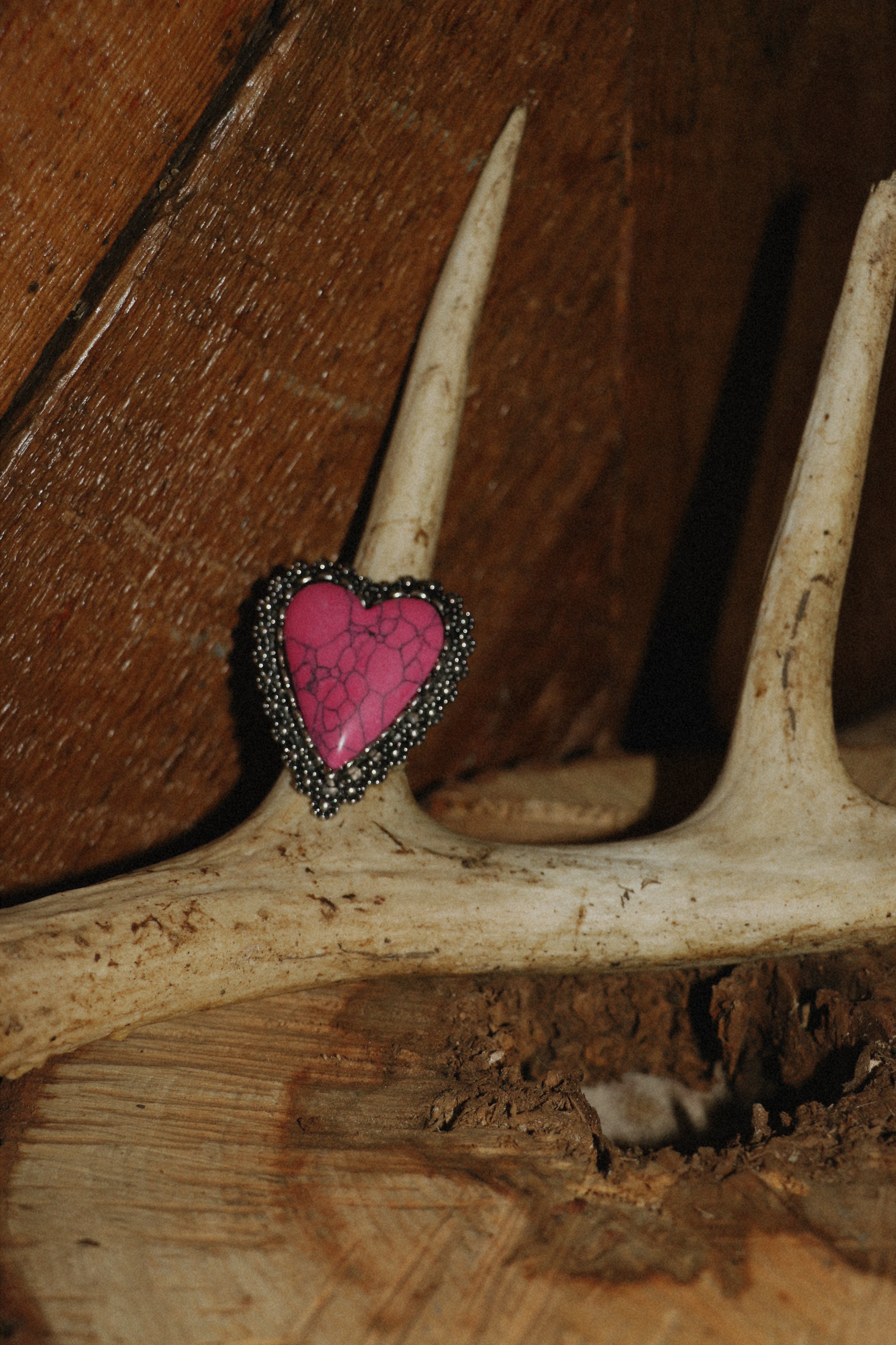Heart of the West ring - Pink