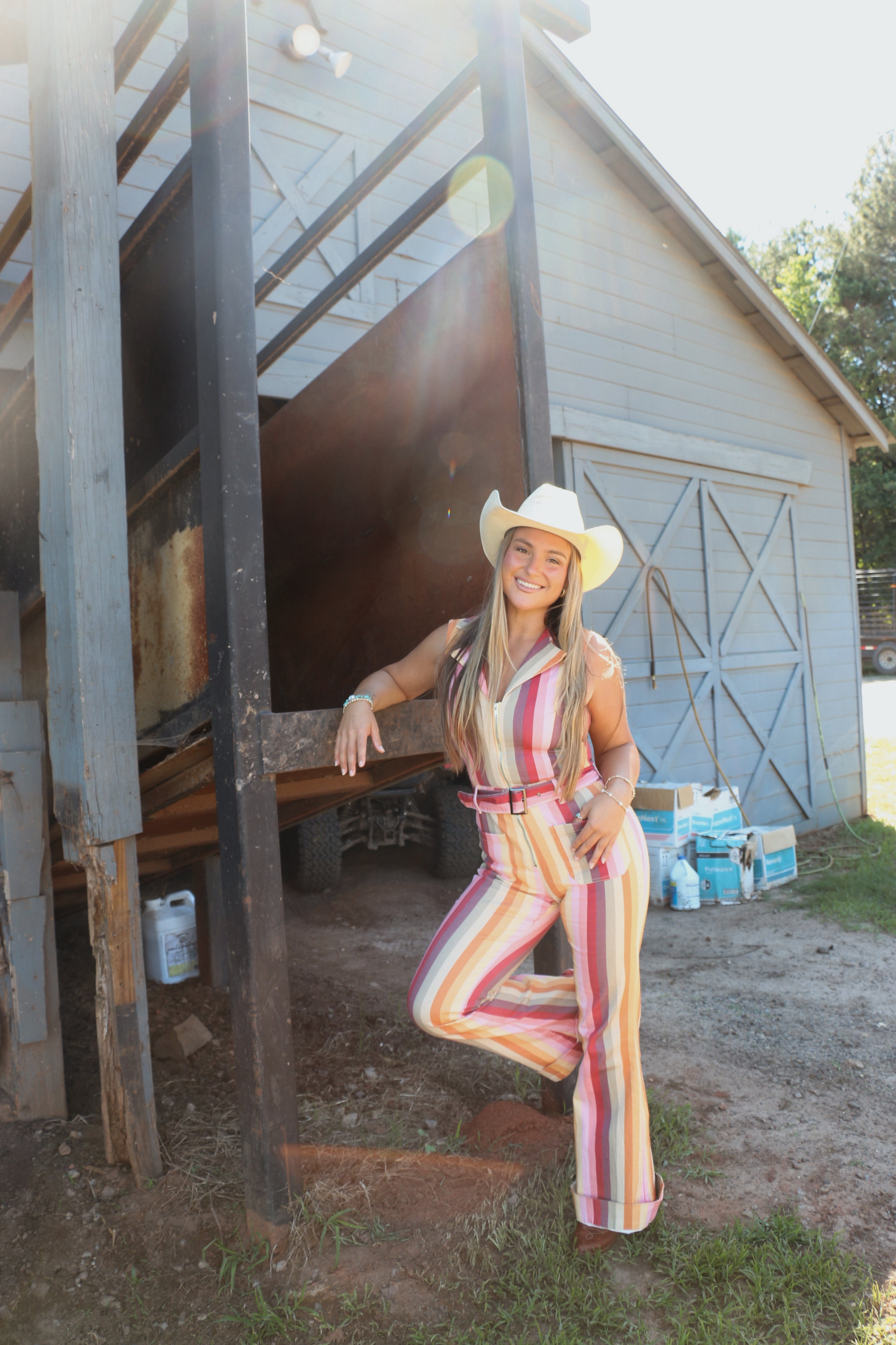 Cotton Candy Cowgirl Jumper